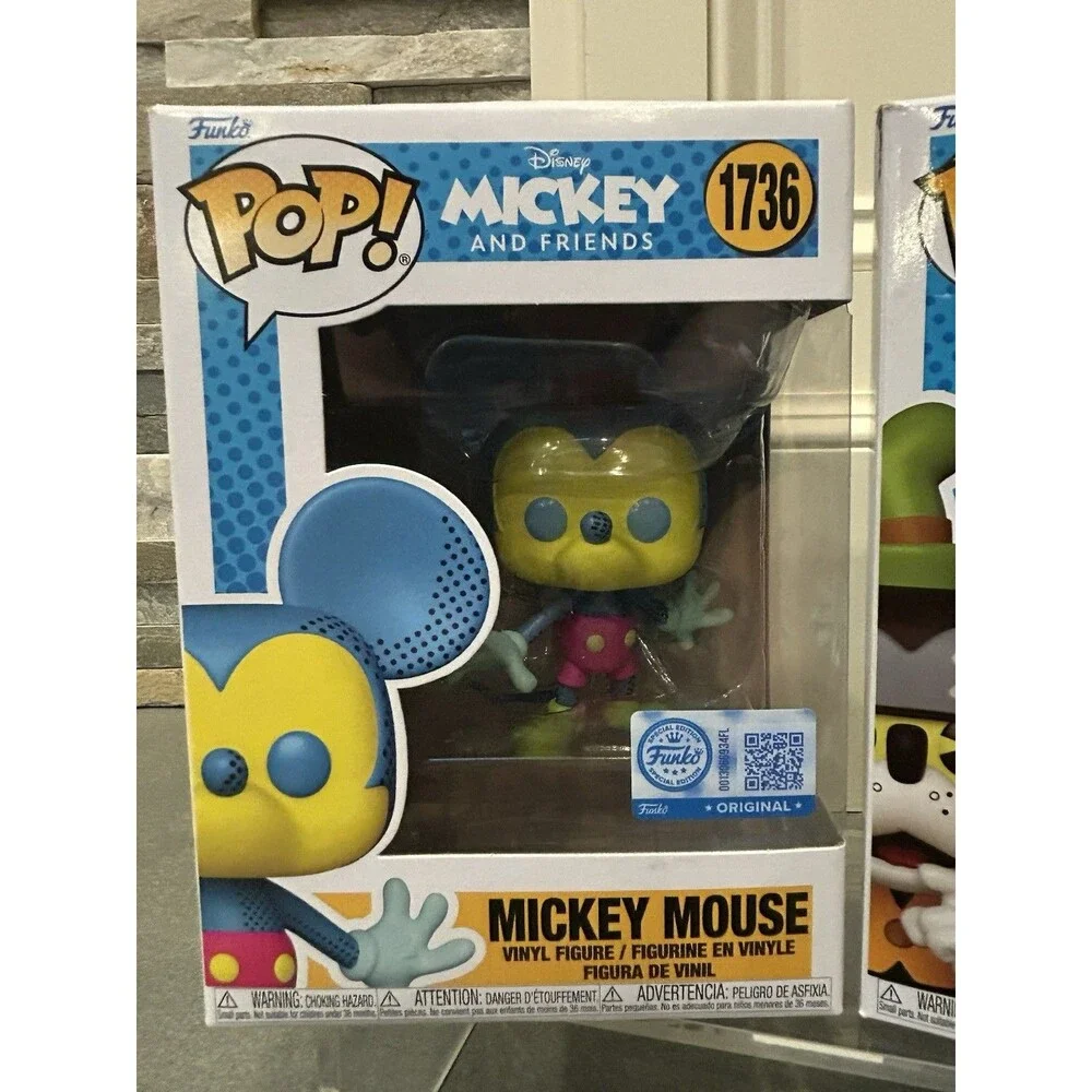 Funko Pop! Vinyl Disney Mickey & Friends 2-Pack - Mickey #1736 Goofy #1693 New